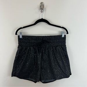 Zyia Active Black High Rise Bubble Print Bomber Shorts Size Medium